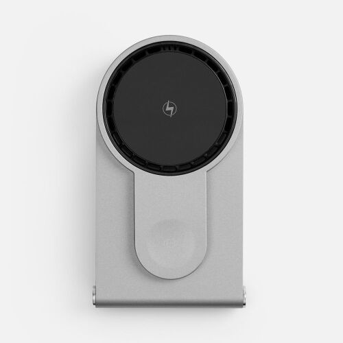 Складная станция беспроводной зарядки transForm, серый металлик 3