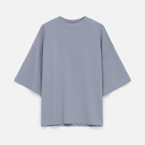 Футболка оверсайз унисекс T9, серая, размер XS/S 6