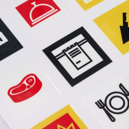 Стикерпак UV-DTF Industry, кафе 2