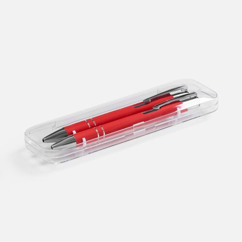Набор из 2 ручек Keskus Soft Touch, красный 3