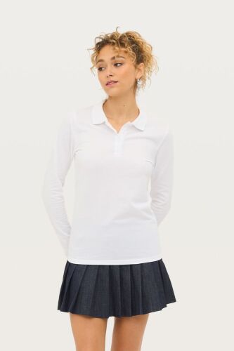 Рубашка поло женская с длинным рукавом Perfect LSL Women ярко-си 4