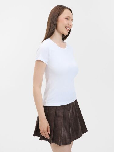 Футболка женская с круглым вырезом Lady 220 белая, размер XL 5