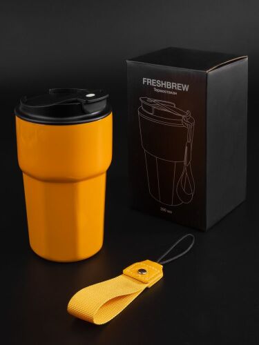 Термостакан Freshbrew, оранжевый 5