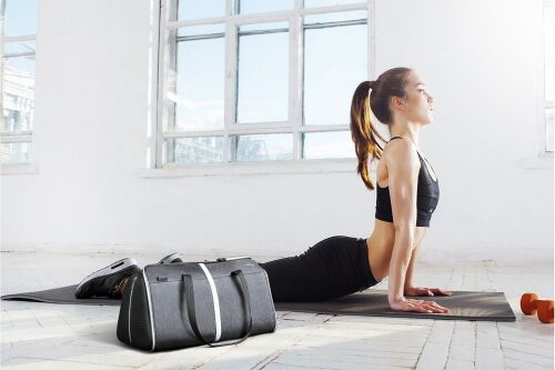 Спортивная сумка FlexPack Gym, темно-серая 7 Спортивная сумка FlexPack Gym, темно-серая 7