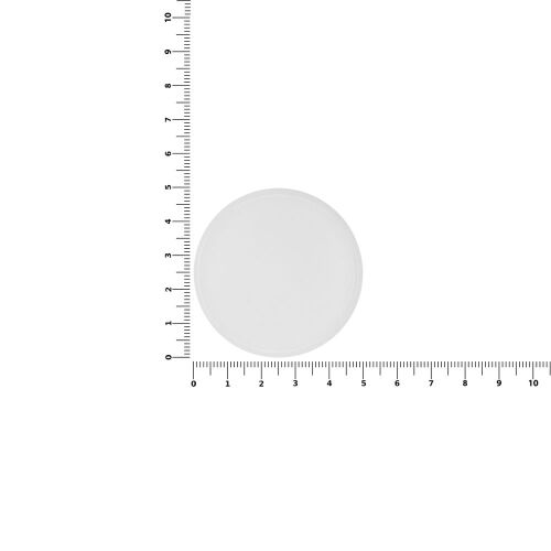 Лейбл из ПВХ Dzeta Round, L, прозрачный 2