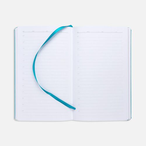Ежедневник Nova Round, недатированный, бирюзовый 6