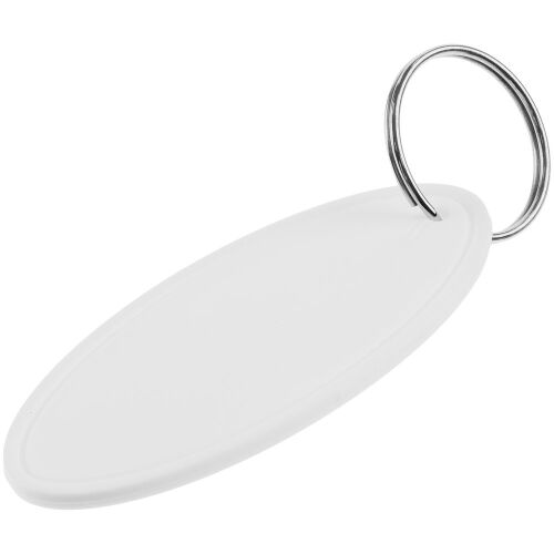 Брелок «Овал», белый 4