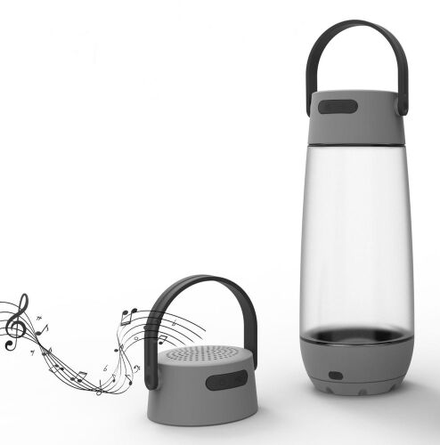 Бутылка для воды Torsta Light с колонкой и светильником, серая 6 Бутылка для воды Torsta Light с колонкой и светильником, серая 6