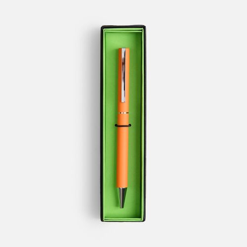 Ручка шариковая Blade Soft Touch в футляре, оранжевая 2 Ручка шариковая Blade Soft Touch в футляре, оранжевая 2