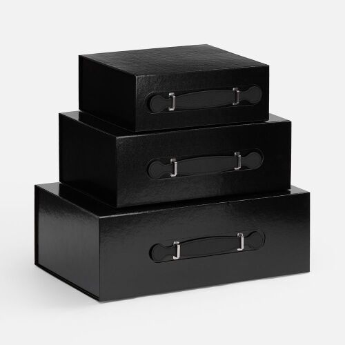 Коробка складная Holdfold, S, черная 7