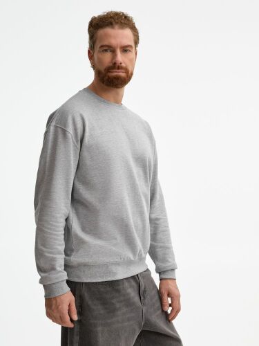 Свитшот унисекс Columbia, серый меланж, размер M 4