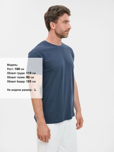 Футболка Regent 150 синяя (джинс), размер 3XL 5