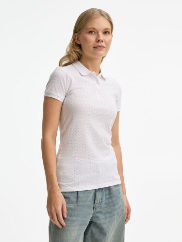 Рубашка поло женская Brandy Women белый/темно-синий, размер XS 3