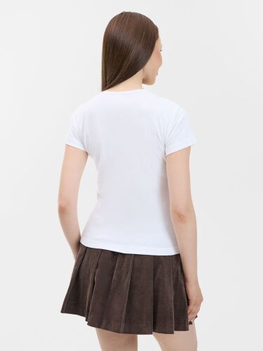 Футболка женская с круглым вырезом Lady 220 белая, размер XL 6