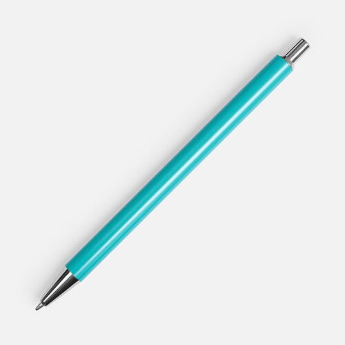 Ручка шариковая Slim Beam, бирюзовая 1 Ручка шариковая Slim Beam, бирюзовая 1