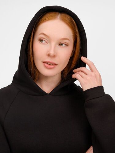 Худи унисекс оверсайз Easy Street, черное, размер XL/XXL 4