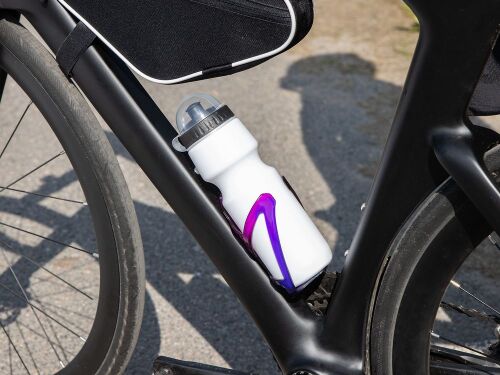 Бутылка для велосипеда Bikescape, белая с черным 5