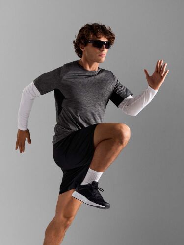 Футболка спортивная унисекс Storm, бежевая (льняная), размер XXL 4