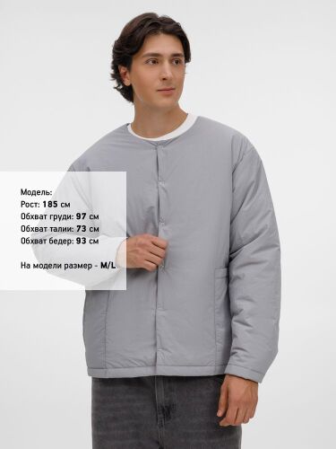 Куртка унисекс Veter, серая, размер XL/XXL 1 Куртка унисекс Veter, серая, размер XL/XXL 1