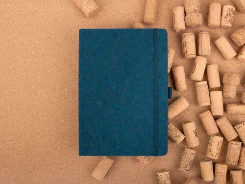 Блокнот Cork County, синий 4