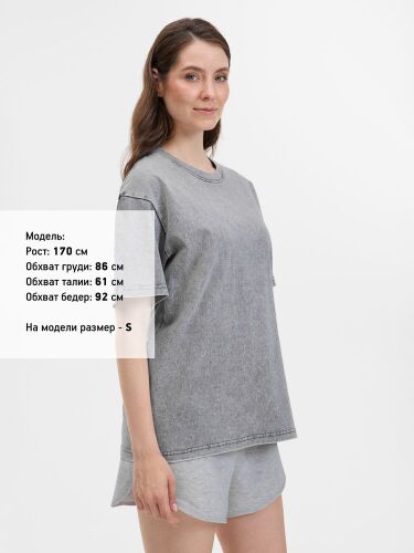 Футболка унисекс Berwi, серая, размер M 3