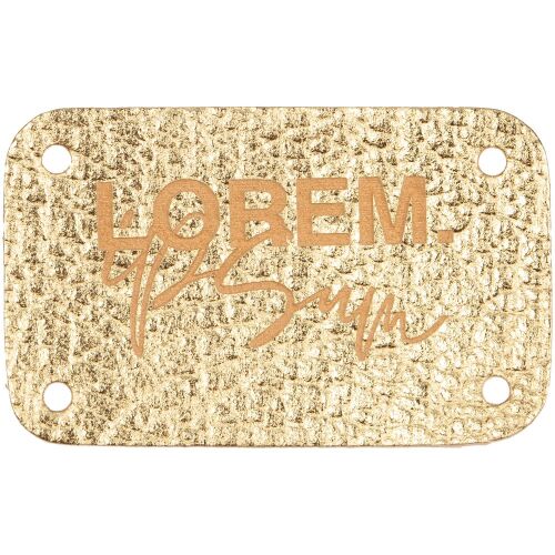 Лейбл Corolla Metal, S, золотой 3