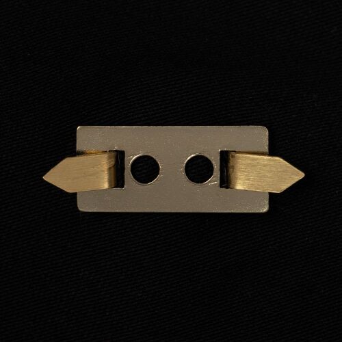 Шильдик «Счастливый клевер», золотистый 4