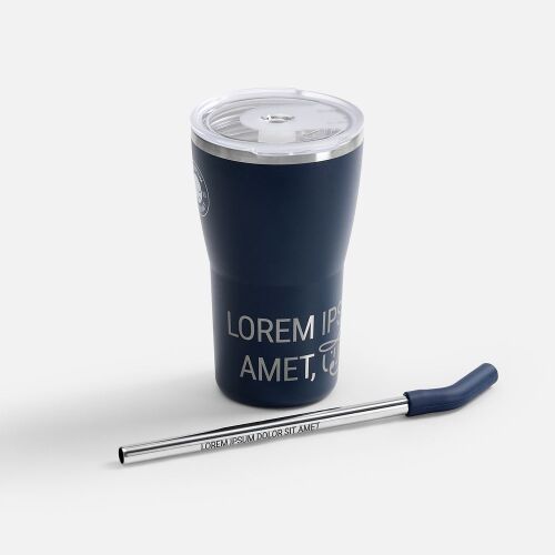 Термостакан Sapporo без логотипа, темно-синий 7