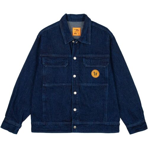 Лейбл из ПВХ Dzeta, L, оранжевый неон 2