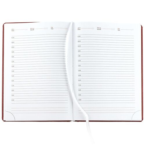 Ежедневник Sagrin, недатированный, красный 6