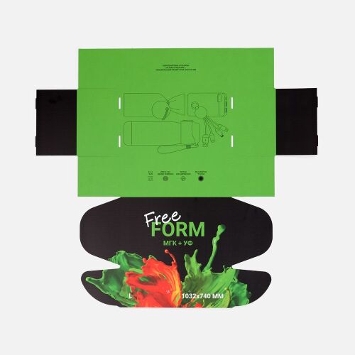 Коробка с печатью на заказ Freeform, L 1