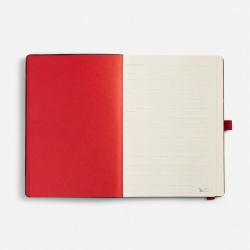 Ежедневник Peel Flex, недатированный, красный 6