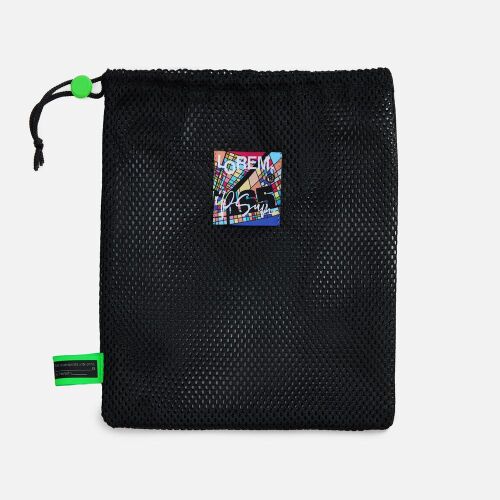 Лейбл тканевый Epsilon, S, зеленый неон 4