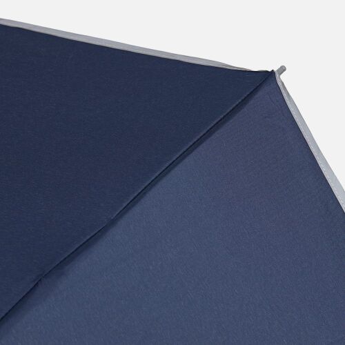 Зонт наоборот складной Futurum со светоотражающим кантом, темно- 6