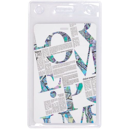 Карман для бейджа Lucent, вертикальный 2