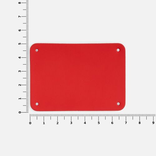 Лейбл Eta Soft Touch, XL, красный 2