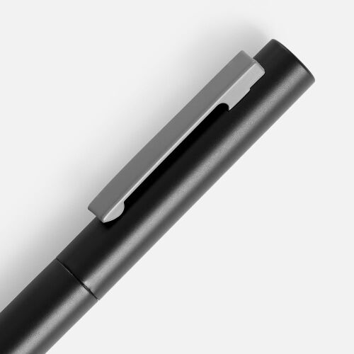 Ручка шариковая Inkolor, черная с серым 3