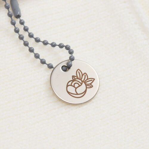 Цепочка для крепления Sharic, серая 6