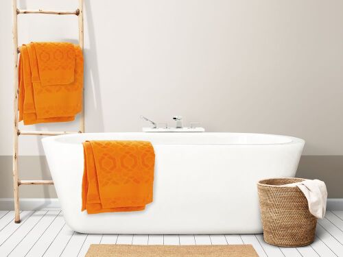 Полотенце Velin, большое, оранжевое 5