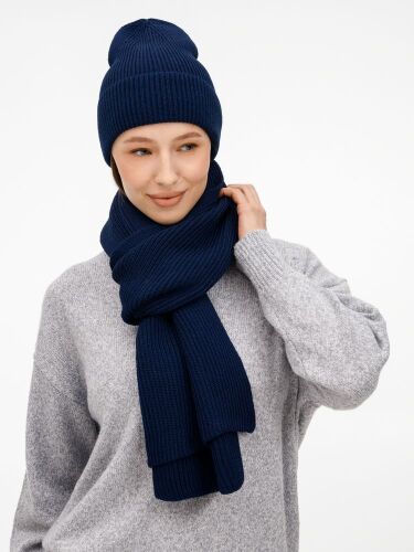 Шапка Nobilis Mono, темно-синяя 6