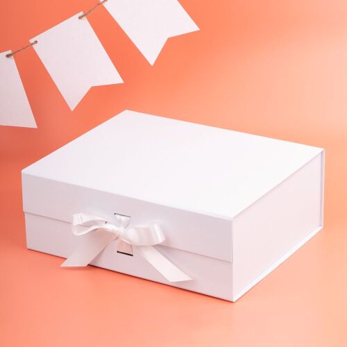 Коробка складная Rusetti, L, белая 4