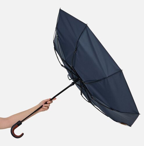 Складной зонт Palermo, темно-синий 3