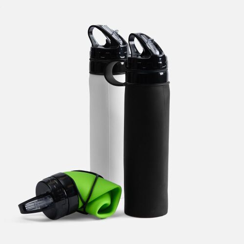 Складная бутылка для воды Langfossen, белая 6