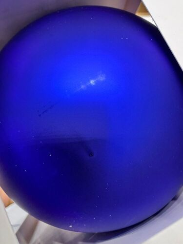 Оформительский шар Finery, 10 см, матовый синий 4