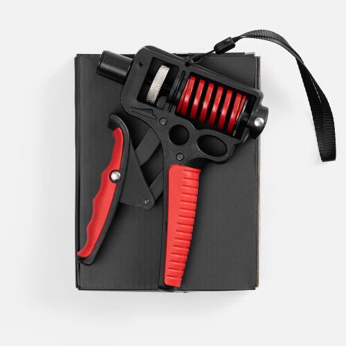 Эспандер кистевой пружинный Motive Power, черный с красным 5