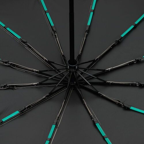 Зонт складной с УФ-защитой Ribstar, бежевый 3