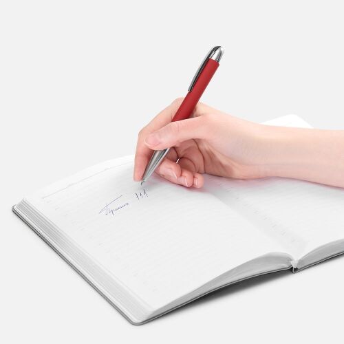 Ручка шариковая Arc Soft Touch, красная 4