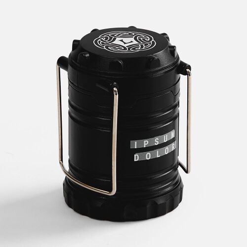 Кемпинговый фонарь с имитацией пламени Lindau Flame, черный 7