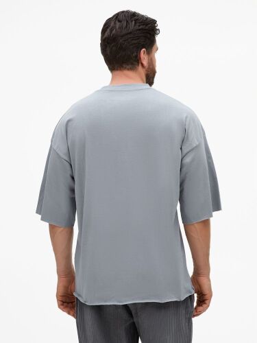 Футболка унисекс T1, серая, размер M/L 3