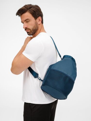 Спортивная сумка-мешок Verkko, темно-синяя 3